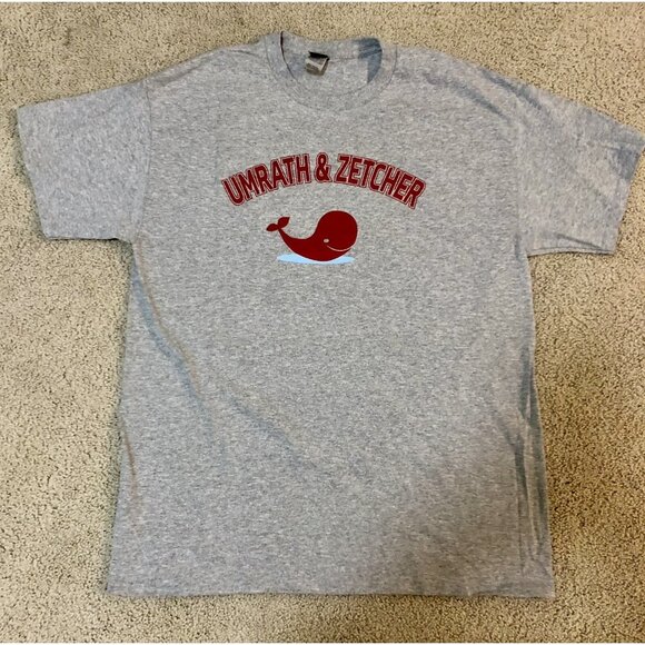 Umrath Zetcher Halls Washington University St Louis Dorm RA T-Shirt Large Whale - Picture 1 of 3